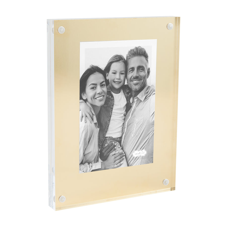 Large Brass Acrylic Frame - Bloom and Petal