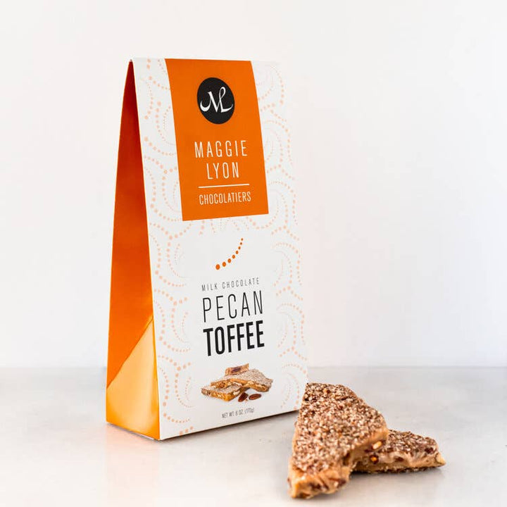 Milk Chocolate Pecan Toffee 6oz. by Maggie Lyon