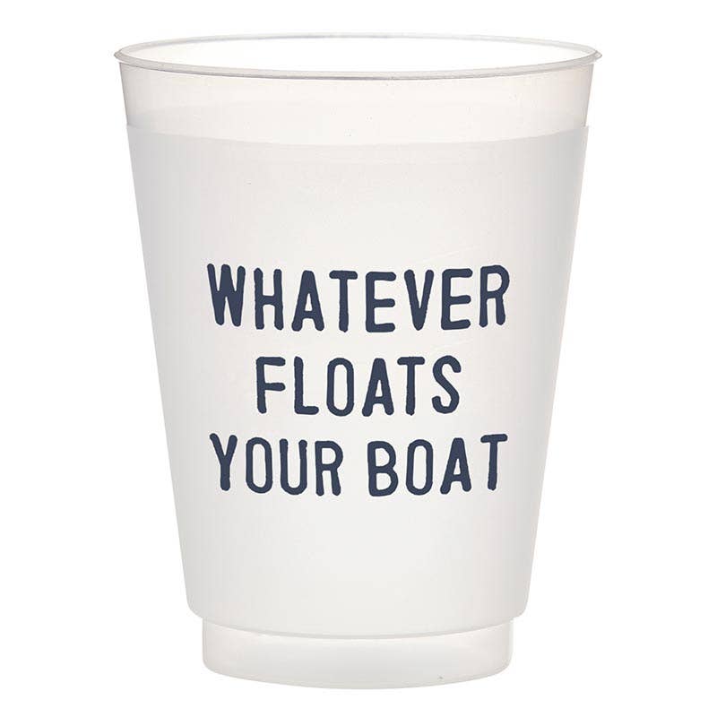 Whatever Floats your Boat Frosted Cups