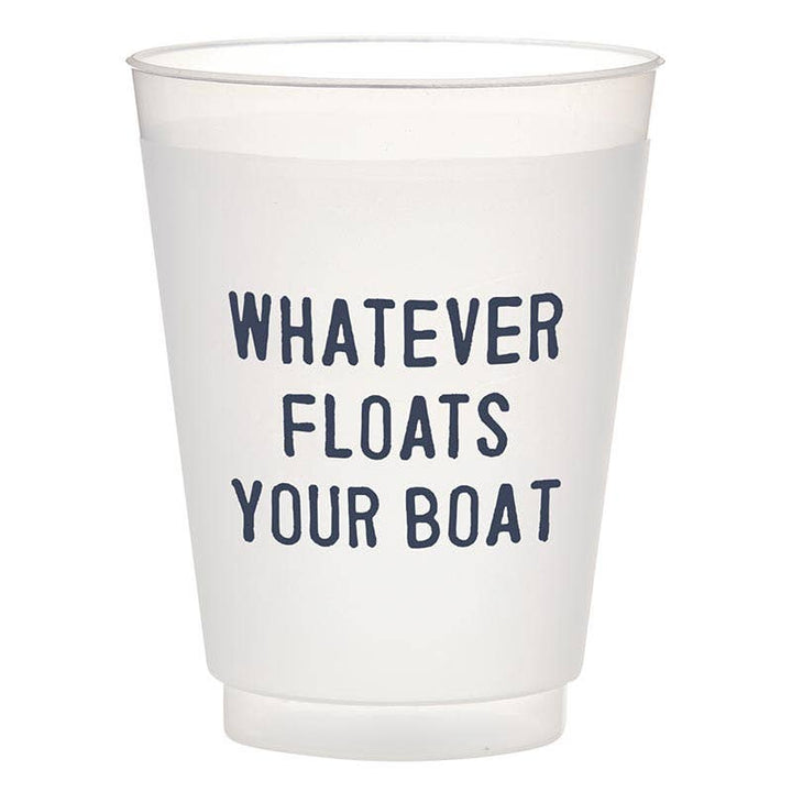 Whatever Floats your Boat Frosted Cups