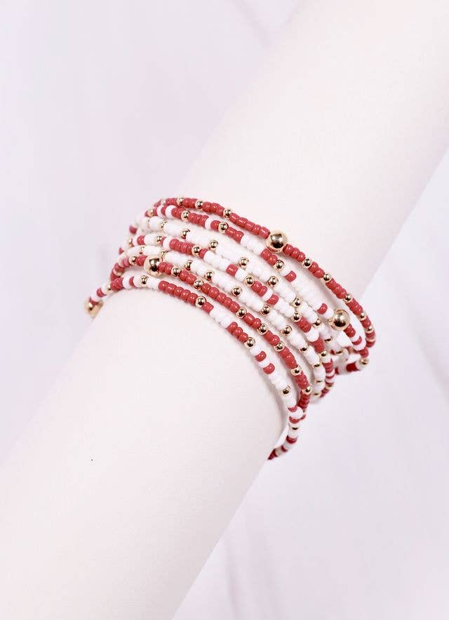 Karnes Bracelet Set Crimson