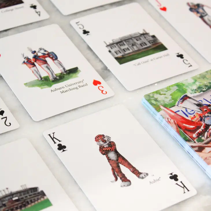 Auburn University Playing Cards - Bloom and Petal