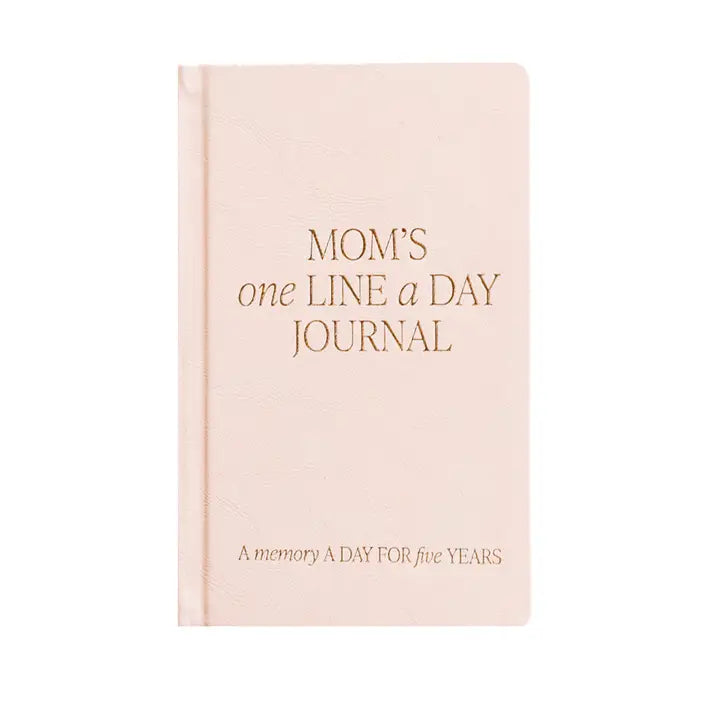 Mom's One Line A Day Leather Journal - Bloom and Petal