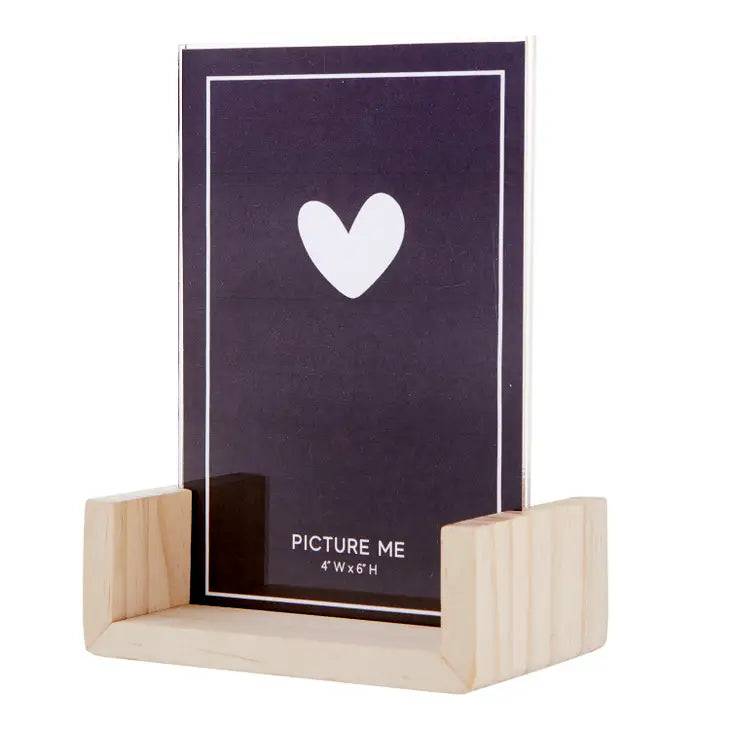 Natural Paulownia Wood 4x6 Photo Frame