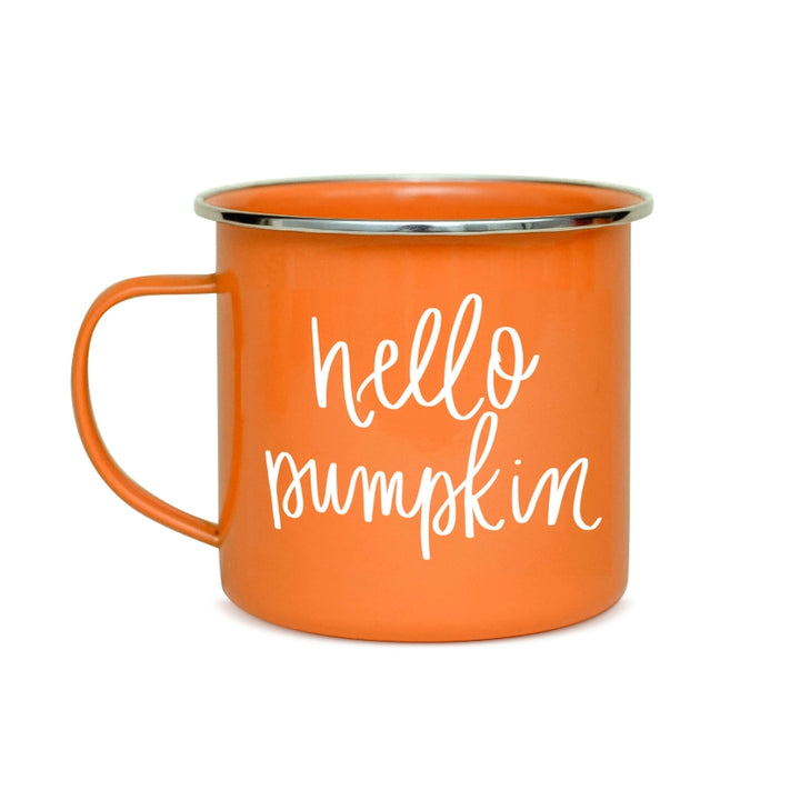 Hello Pumpkin Orange Coffee Mug - Bloom and Petal