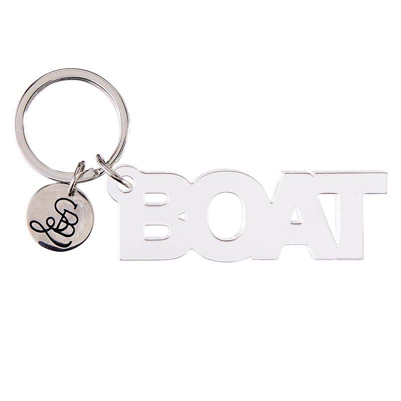 Acrylic Word Keychain - Boat