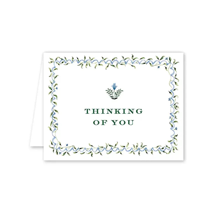 Scallop Garden Thinking of You Greeting Card - Bloom and Petal