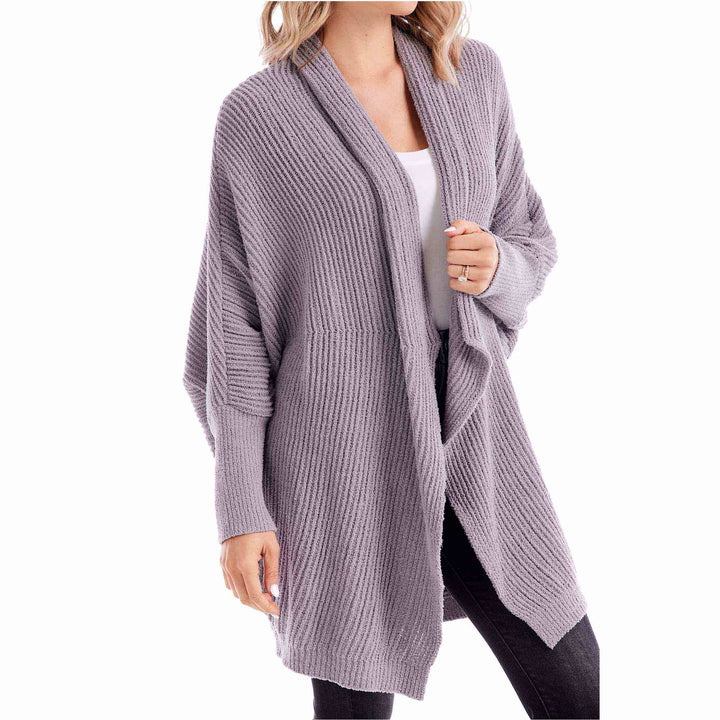 Bonnie Draped Cardigan- Grey