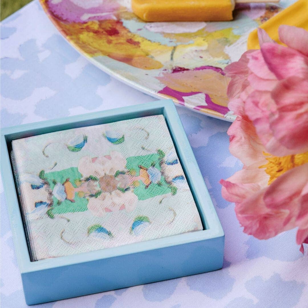 Laura Park Bamboo Cocktail Napkin Holder - Thumbnail 4