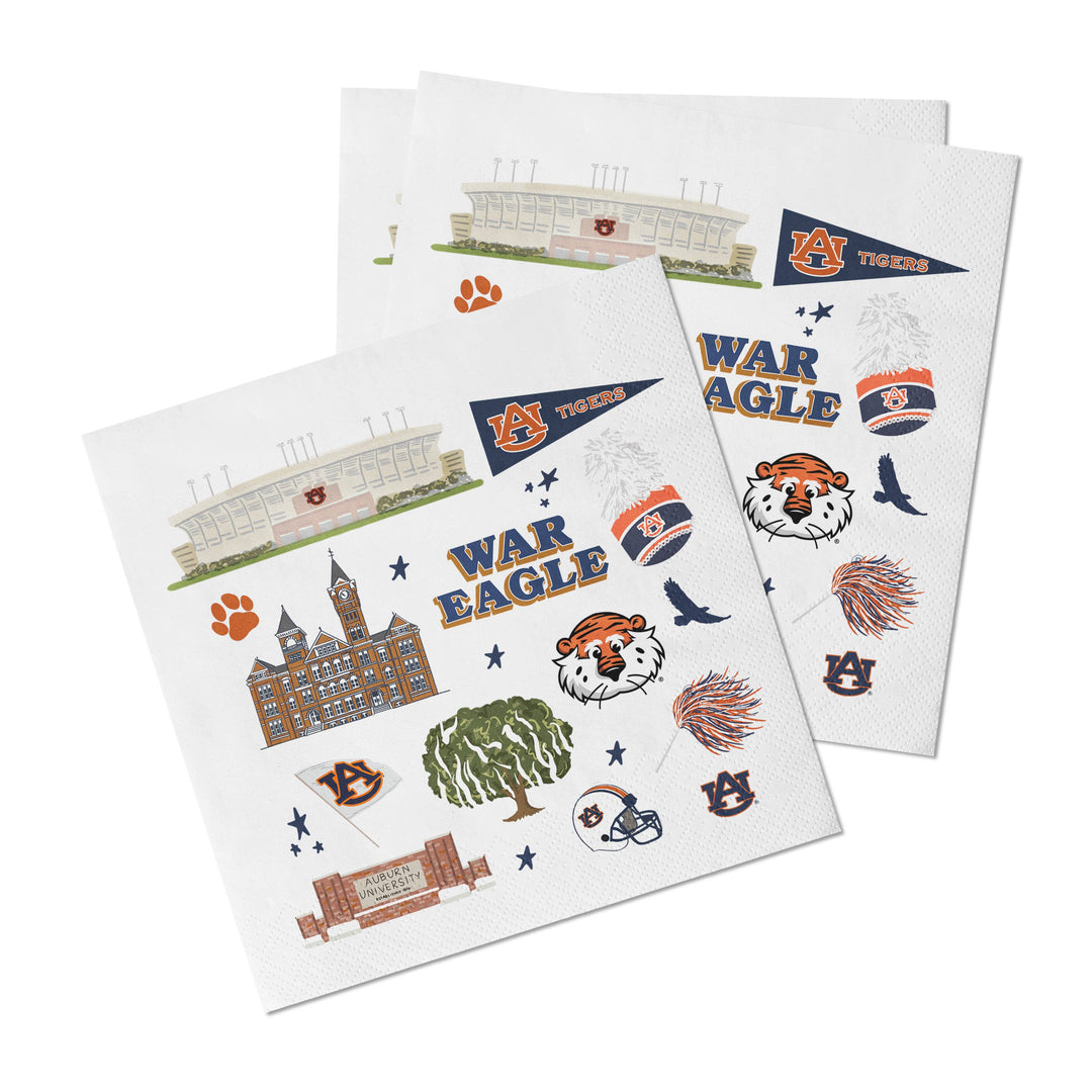 Auburn Icon Napkin Pack