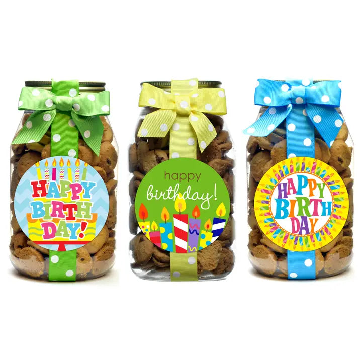 Chocolate Chip - Happy Birthday Asst - Pint Jars