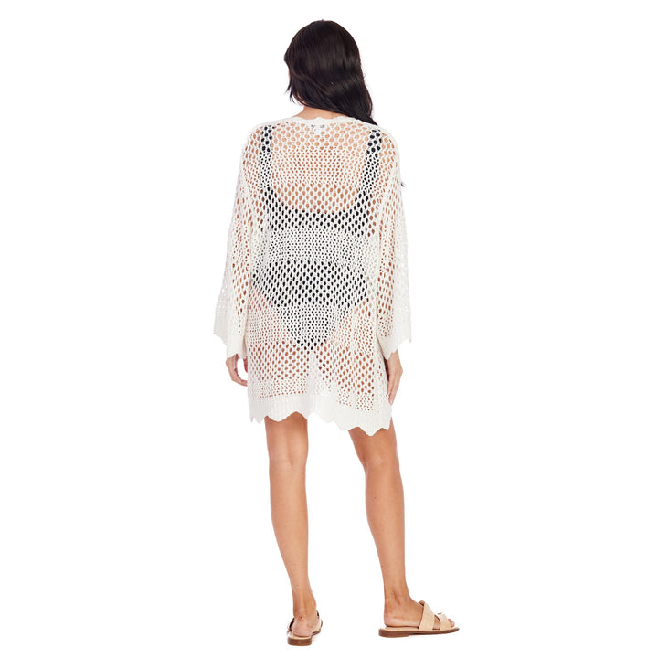 White Milton Crochet Tunic - Bloom and Petal