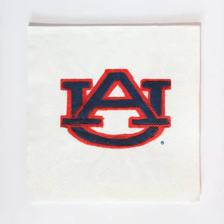 Auburn Logo Paper Cocktail Napkins