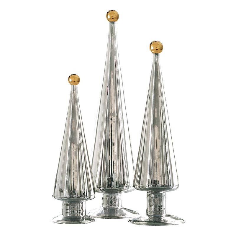 Glass Tree Set of 3