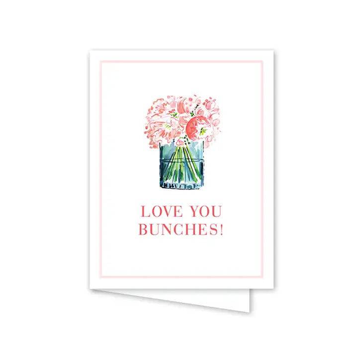 Peony Bunches Greeting Card