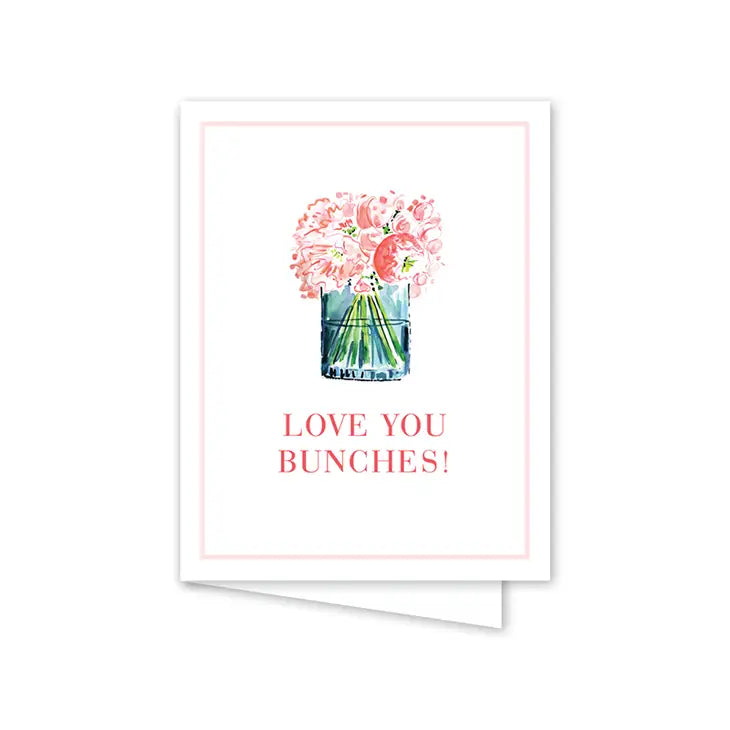 Peony Bunches Greeting Card - Bloom and Petal