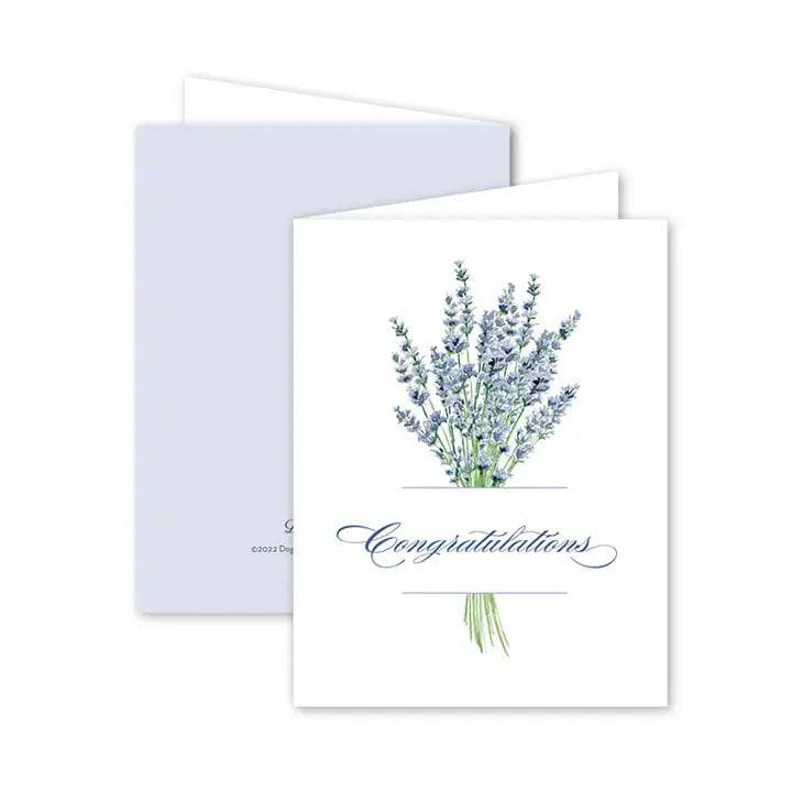 Lavender Field Congratulations Greeting Card