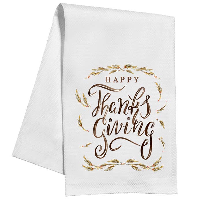 Happy Thanksgiving Kitchen Towel