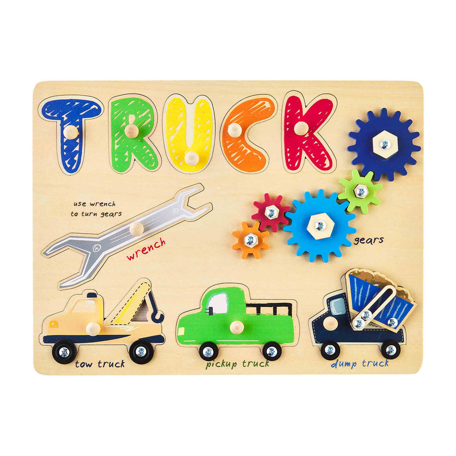 Truck Busy Board Puzzle - Bloom and Petal