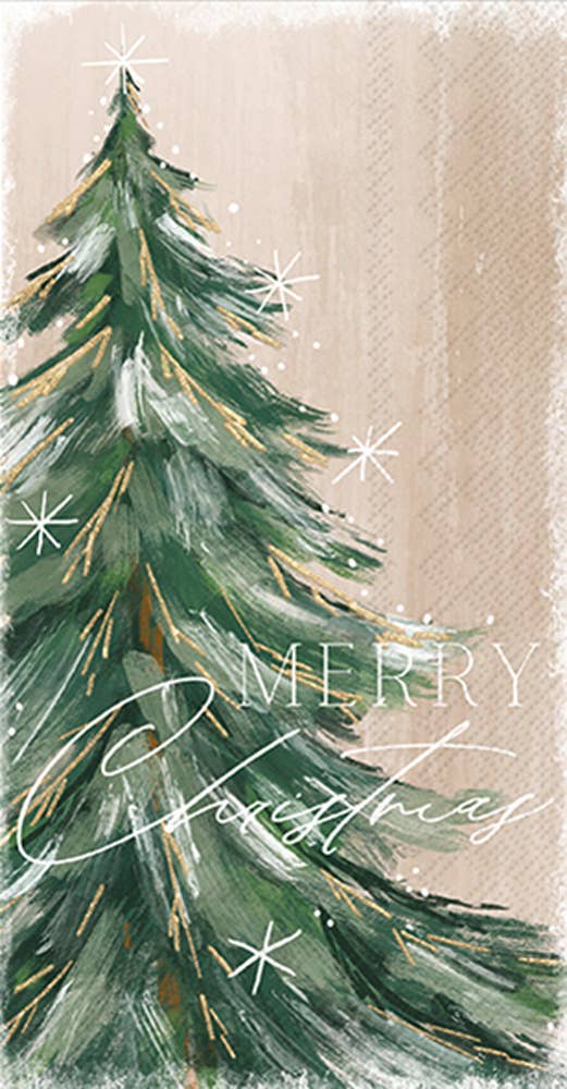 Gilded Painterly Tree Paper Guest Towels 16ct.