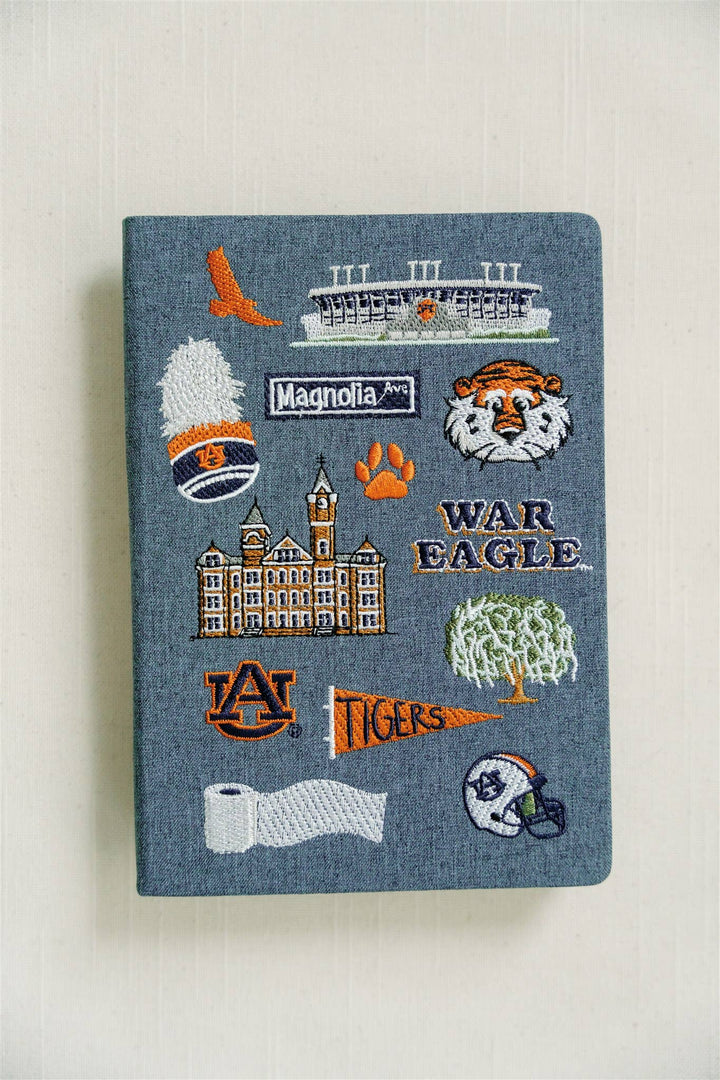 Embroidered Auburn University Hardcover Notebook