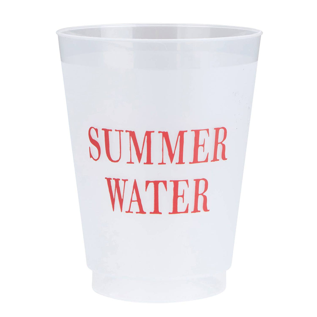 Summer Water Plastic Cups