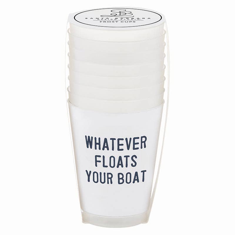 Whatever Floats your Boat Frosted Cups