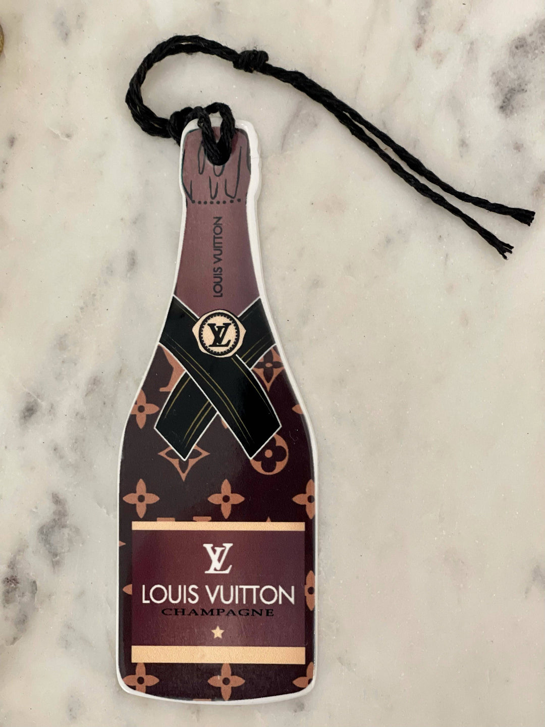 Designer Inspired Bottle Ornament