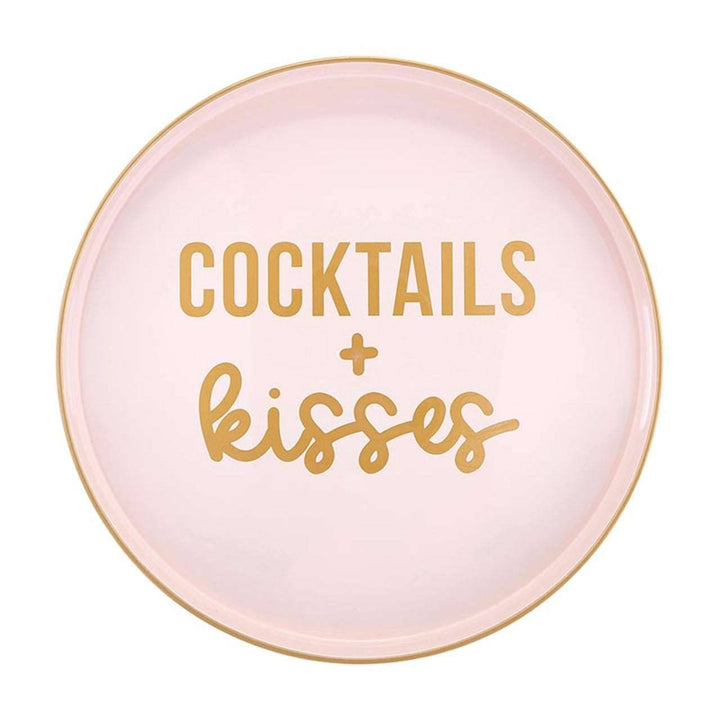 Cocktails + Kisses Bar Tray