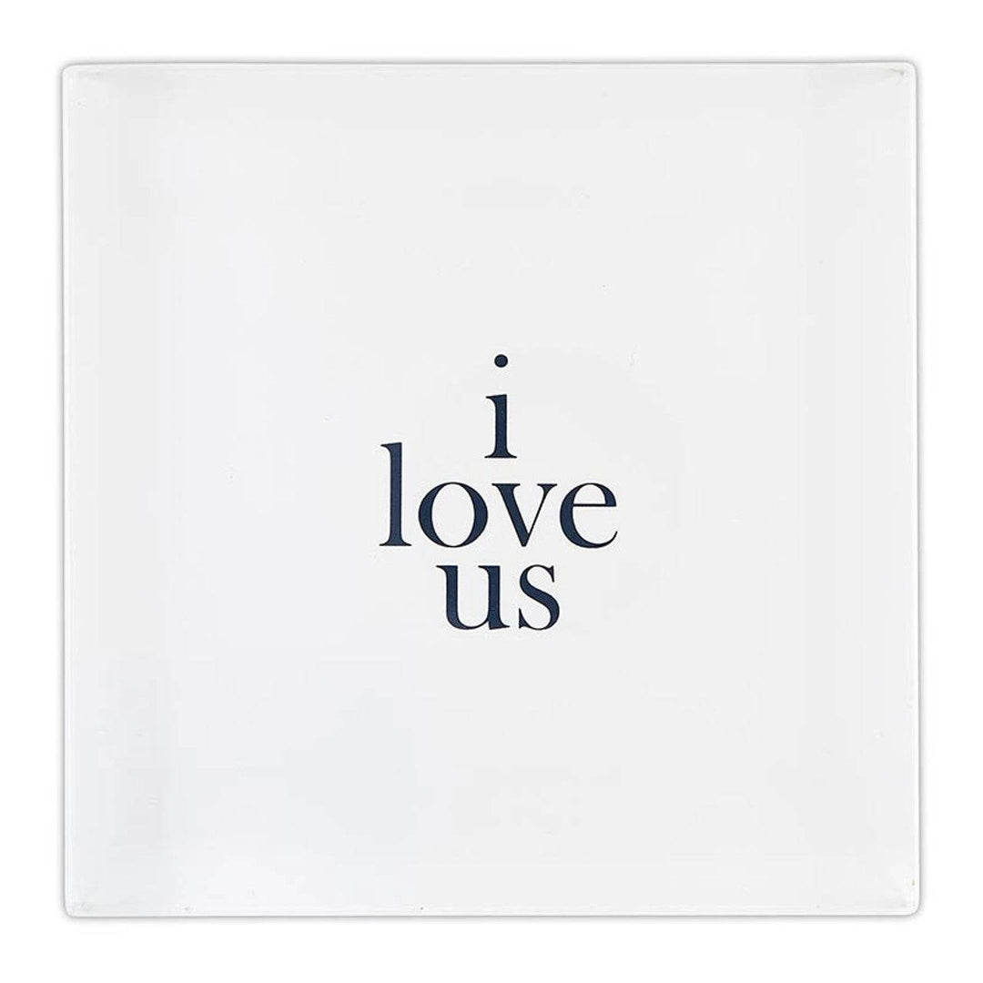 I Love Us Lucite Block