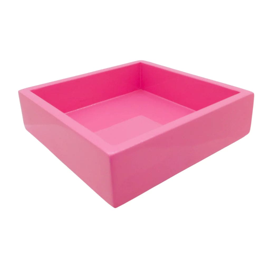 Laura Park Hot Pink Bamboo Cocktail Napkin Holder