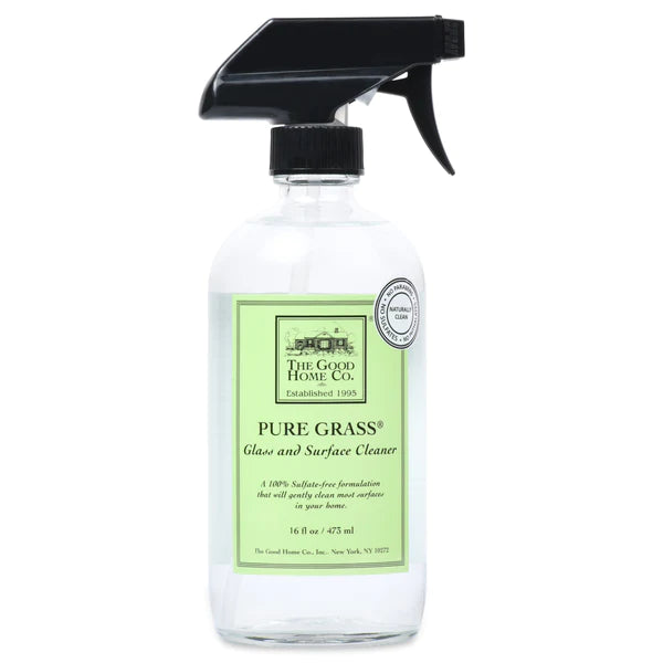 The Good Home Glass and Surface Cleaner 16 oz- Pure Grass - Bloom and Petal