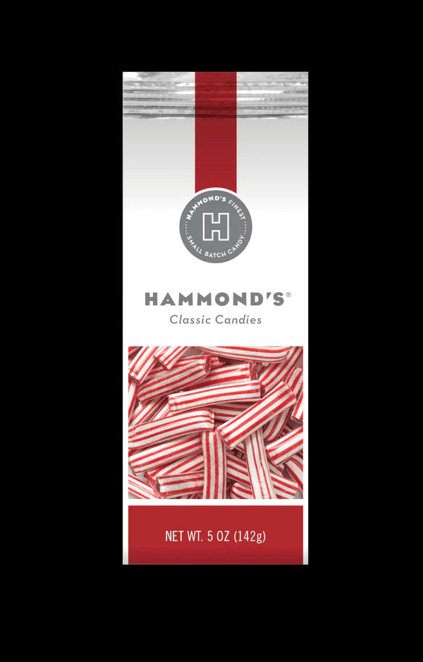 Chocolate Filled Peppermint Straws by Hammond's