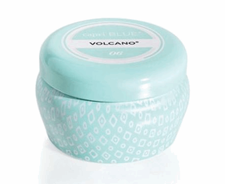 Volcano Aqua Mini Tin Candle 3oz Capri Blue