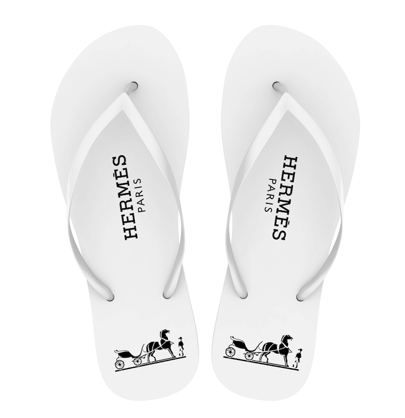 Designer Inspired Flip Flops