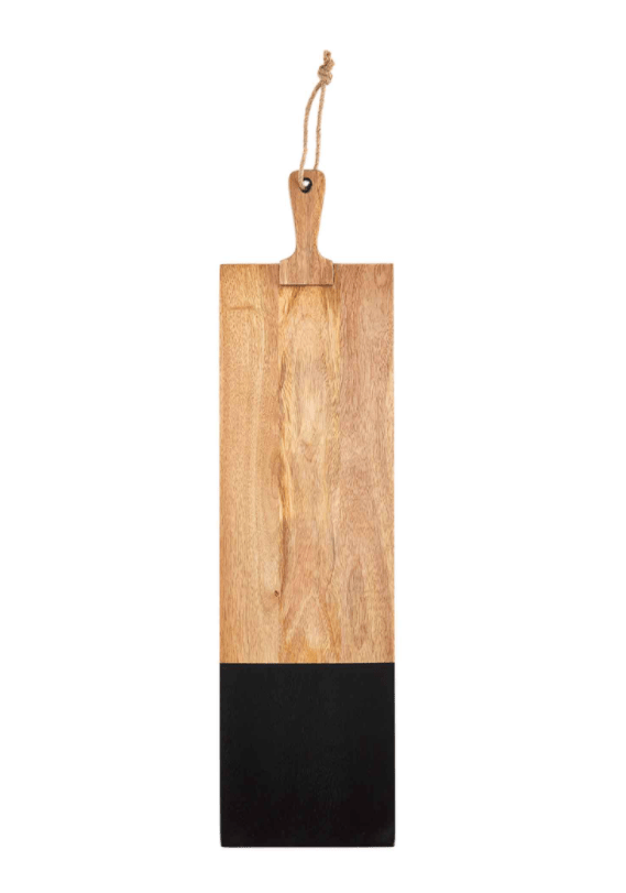 One Stripe Black Serving Board