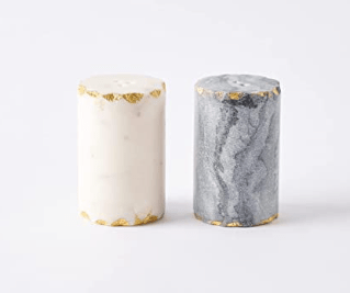 Marble Salt and Pepper Shaker Set