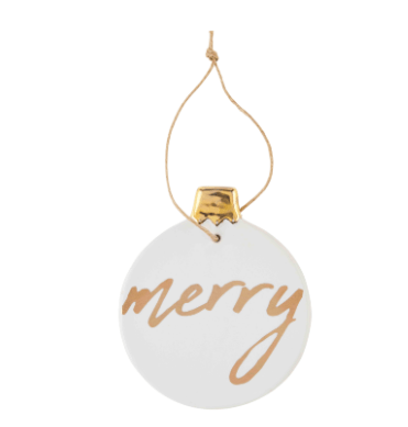 Holiday Gold Ornaments