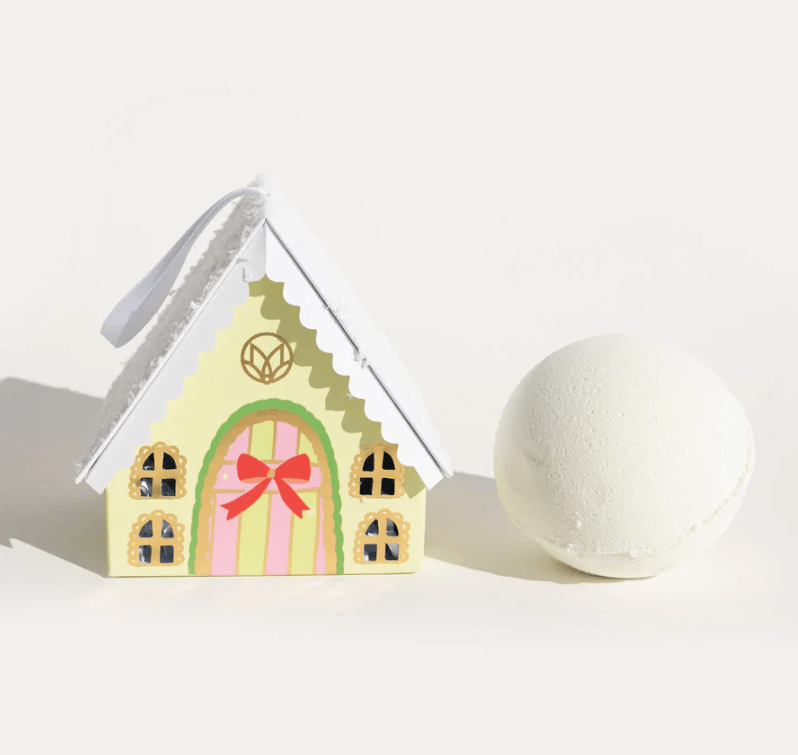 Musee Green Christmas Village Boxed Bath Balm