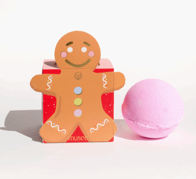 Gingerbread Man Bath Balm by Musee