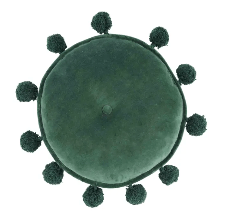 Round Velvet Pillows