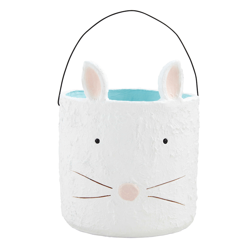 Large Paper Mache Easter Bucket