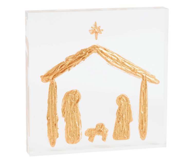 Acrylic Nativity Block 6"x6"