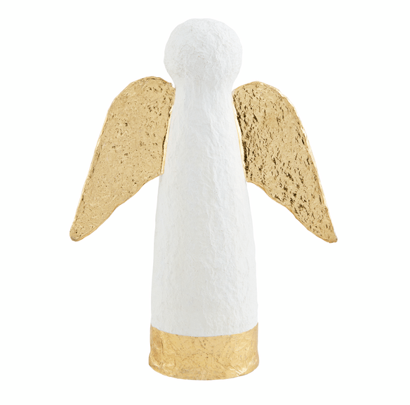 Paper Mache Angel Sitter (2 Sizes Available)