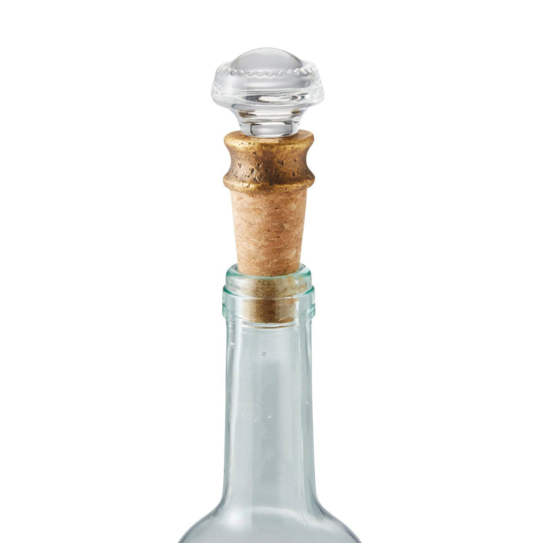 Glass Doorknob Bottle Topper