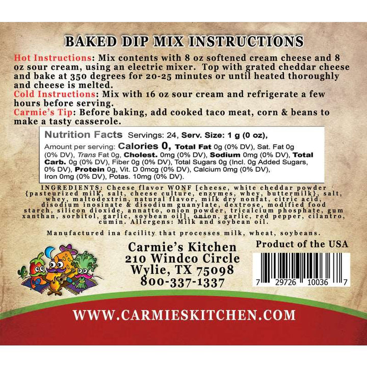 Baked Enchilada Dip Mix