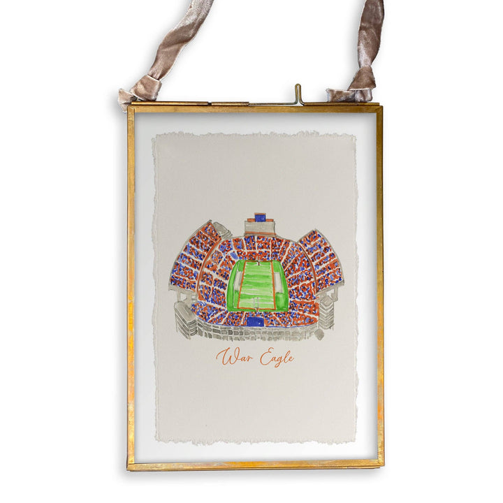 Auburn Football Stadium Tea Towel - Bloom and Petal