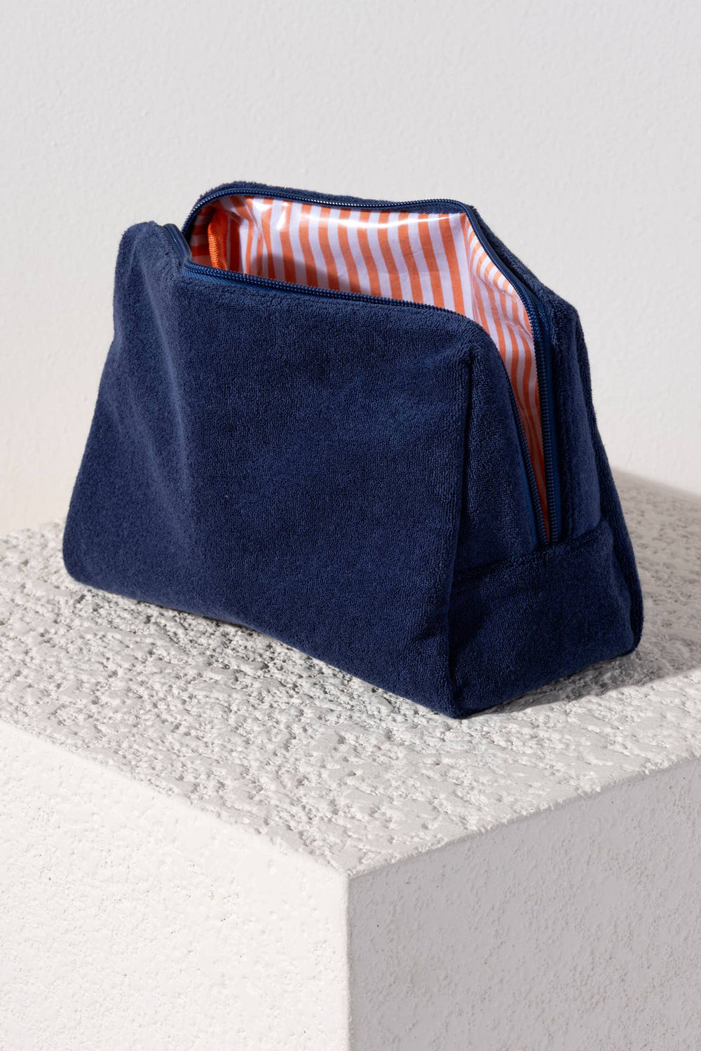Sol Zip Pouch: Navy - Bloom and Petal