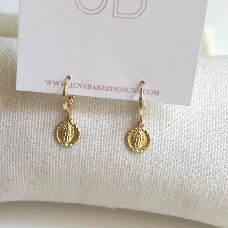 Saint Coin Earrings