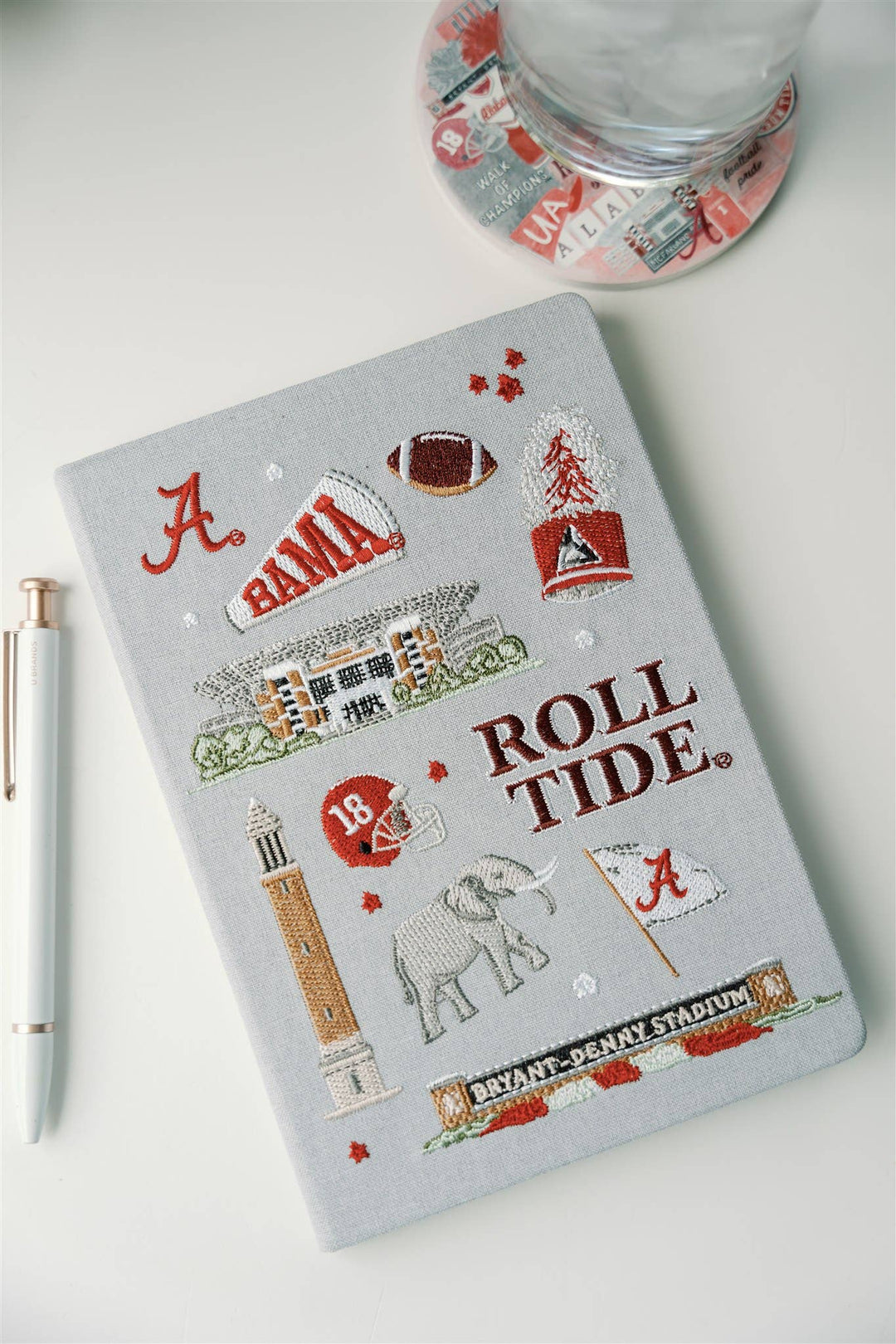 Embroidered University of Alabama Hardcover Notebook